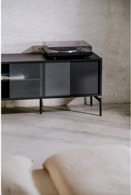 Čierny TV stolík 116x55x42 cm Met Mini – noo.ma