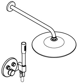 GROHE 34878000 - Sprchový systém PRECISION SMARTCONTROL 260 mm lesklý chróm
