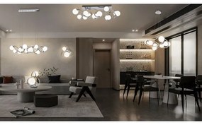 Wofi 7014-807 - LED Luster na lanku NANCY 8xG9/3,5W/230V lesklý chróm