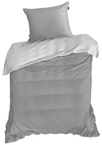 SATÉNOVÉ OBLIEČKY EVA MINGE H 200X220 CM, 2KS 70X80 CM SIVÉ