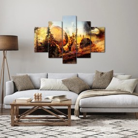 Obraz - Šamanský motív (150x105 cm)