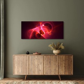 Moderný obraz ružovej abstrakcie (120x50 cm)