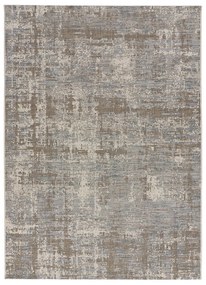 Hnedo-sivý vonkajší koberec Universal Luana, 57 x 110 cm