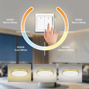 Brilagi -LED stropné svietidlo POOL LED/100W/230V 3000/4500/6000K priemer 80 cm zlaté
