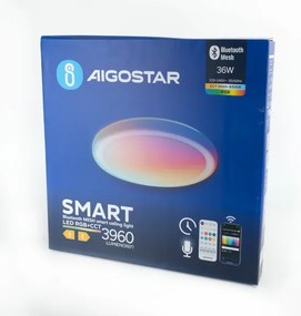 Aigostar - LED RGBW Stmievateľné stropné svietidlo LED/36W/230V + diaľkové ovládanie