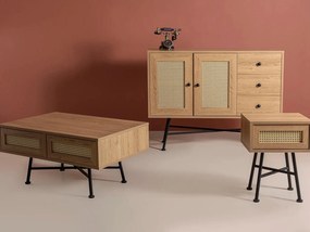 Komoda Vovula 4 (natural) . Vlastná spoľahlivá doprava až k Vám domov. 1093554