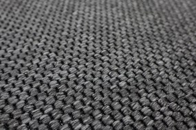 Vopi koberce Kusový koberec Nature antracit štvorec - 400x400 cm
