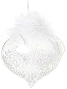 Závesná vianočná dekorácia FJER s perím 943687