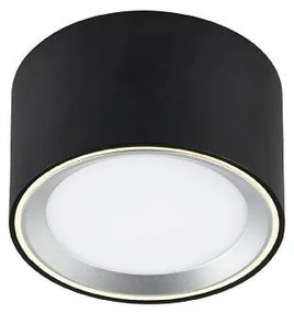 NORDLUX Stmievateľné stropné svietidlo LED FALLON, 5,5 W, teplá biela, čierna, strieborná