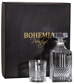 BOHEMIA PRESTIGE ELEGANTE PLATIN WHISKY SADA 1+6 KS