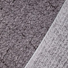 Bielastické poťahy VITTORIA šedá sedačka s otomanom vľavo (š. 170 - 300 cm)