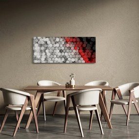Obraz - 3D hexagóny (120x50 cm)