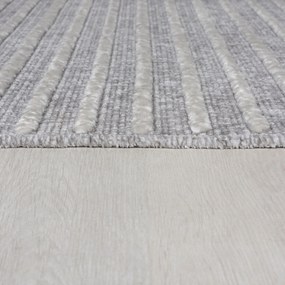 Flair Rugs koberce Behúň Verve Elton Stripe Grey - 60x240 cm