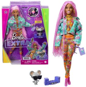 Jokomisiada Bábika Barbie Extra – doplnky s figúrkou myšky