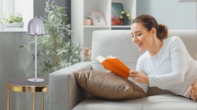 Toolight Toolight, bezdrôtová nočná USB lampa APP1362-T, šedá matná, OSW-08625