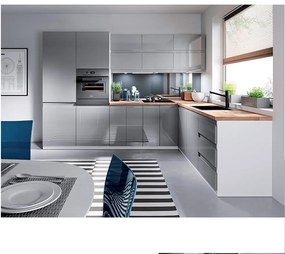 Dolná kuchynská skrinka D40S1 Aurellia (biela + sivý lesk) (L). Vlastná spoľahlivá doprava až k Vám domov. 1015819