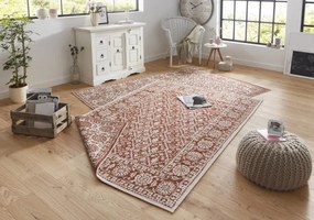 NORTHRUGS - Hanse Home koberce Kusový koberec Twin-Wendeteppiche 103114 terra creme – na von aj na doma - 80x250 cm