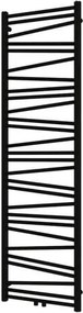 Radiátor kombinovaný SAT Lilon 169,5x50 cm čierna matná SATRALI1695500SBL