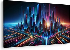 Obraz - Mesto budúcnosti (90x60 cm)
