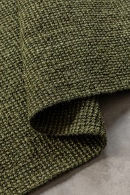 Hanse Home, Behúň Bouclé Jute 105977 Jungle Green, 80x200, zelená, chodba / predsieň