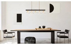 Globo 15532-5HB - Závesný luster na lanku KIRA 5xE14/40W/230V čierny