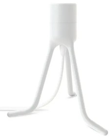 Biely polohovací stojan tripod na svietidlá UMAGE, výška 18,6 cm