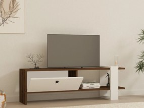 TV stolík/skrinka Dutudo (orech + biela) . Vlastná spoľahlivá doprava až k Vám domov. 1095105