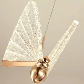 Toolight Toolight, LED závesné svietidlo 5W, 3000K, 1000lm, LHJ105-1CP, ružové zlato, OSW-50069