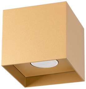 Stropné svietidlo Hati, 1x zlaté kovové tienidlo