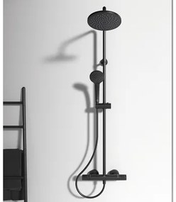 Sprchový systém Ideal Standard CeraTherm T25 vr. termostatu čierny