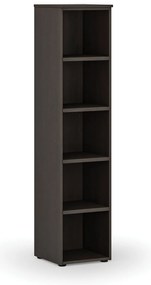 Kancelársky regál PRIMO WOOD, 400 x 420 x 1781 mm, wenge