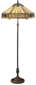 Vitrážová lampa stojaca AFRIKA Massive 53*170