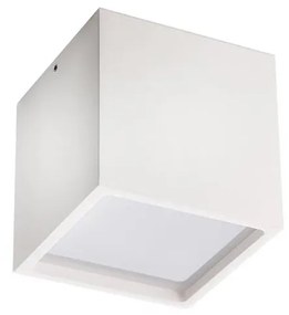 LED2 - LED Vonkajšie stropné svietidlo CUBE LED/12W/230V biela IP54