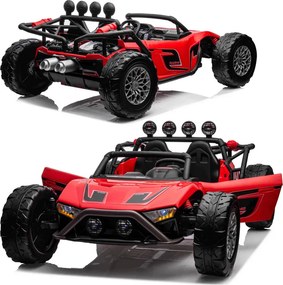 JOKOMISIADA Dvojmiestne autíčko na batériu Buggy Racing červené PA0281