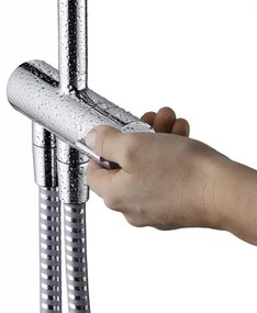 Hansgrohe Vernis Blend, sprchový set Showerpipe 200 Reno, EcoSmart, chrómová, HAN-26099000