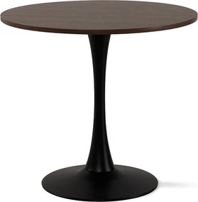 Jedálenský stôl AVENBERG ORBIS Ø80 hnedý