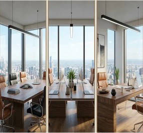 LED Stropné svietidlo ALLDAY BASIC LED/40W/230V 2700/4000/6000K čierne