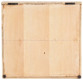 furniture-nabytek.cz - Masívna zrkadlová skrinka Caribou z mangového dreva, lakovaná, hnedá – 52×23×50 cm