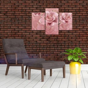Obraz - Kvetinový dekor (90x60 cm)