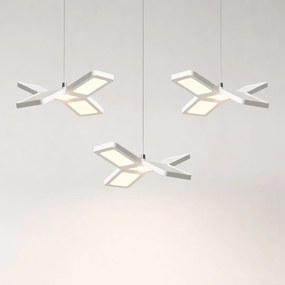 Závesné LED svietidlo Pixels, 3x LED 75w, 4000k, w