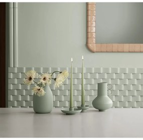 Kovová váza šalviovo zelená (výška 20 cm) Loha – Blomus