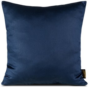 SATÉNOVÁ OBLIEČKA NA VANKÚŠ DINA 40X40 CM TMAVOMODRÁ