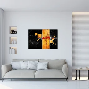 Abstraktný obraz - Tanečnice (90x60 cm)