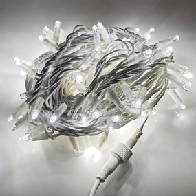 Vianočné svetielka LED záclona studená biela 200 LED
