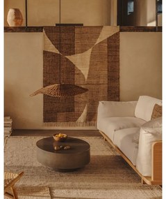 Tienidlo v prírodnej farbe ø 80 cm Bisbal – Kave Home