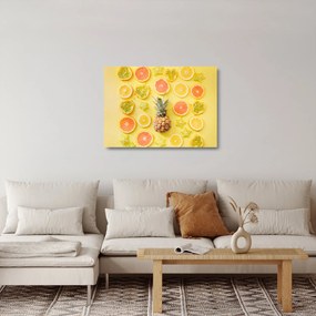 Sklenený obraz ovocie (70x50 cm)