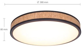Brilagi - LED Stmievateľné stropné svietidlo ROSA LED/48W/230V 3000-6500K + DO