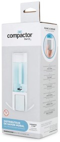 Biely nástenný dávkovač mydla 500 ml – Compactor