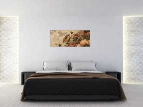 Obraz - Včelia lúka II. (120x50 cm)