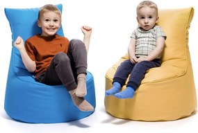 Gaming set 2× sedací vak Seat S žltý – ekokoža